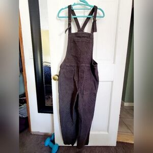 American Eagle Aerie Corduroy Overalls, Size Small
